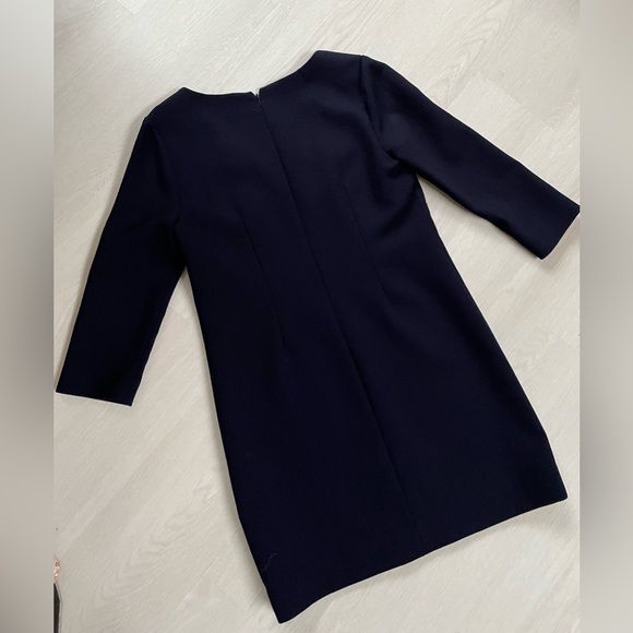 J. Crew wool Navy blue classic mini dress/tunic - Picture 6 of 8